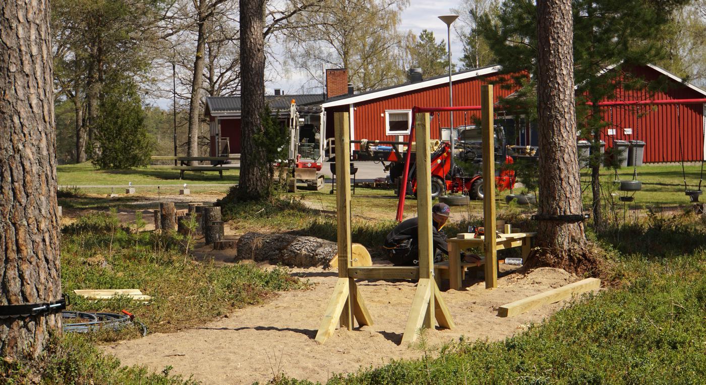 Skogslekparken i Nävelsjö.