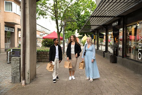 Centrum i sommartid.